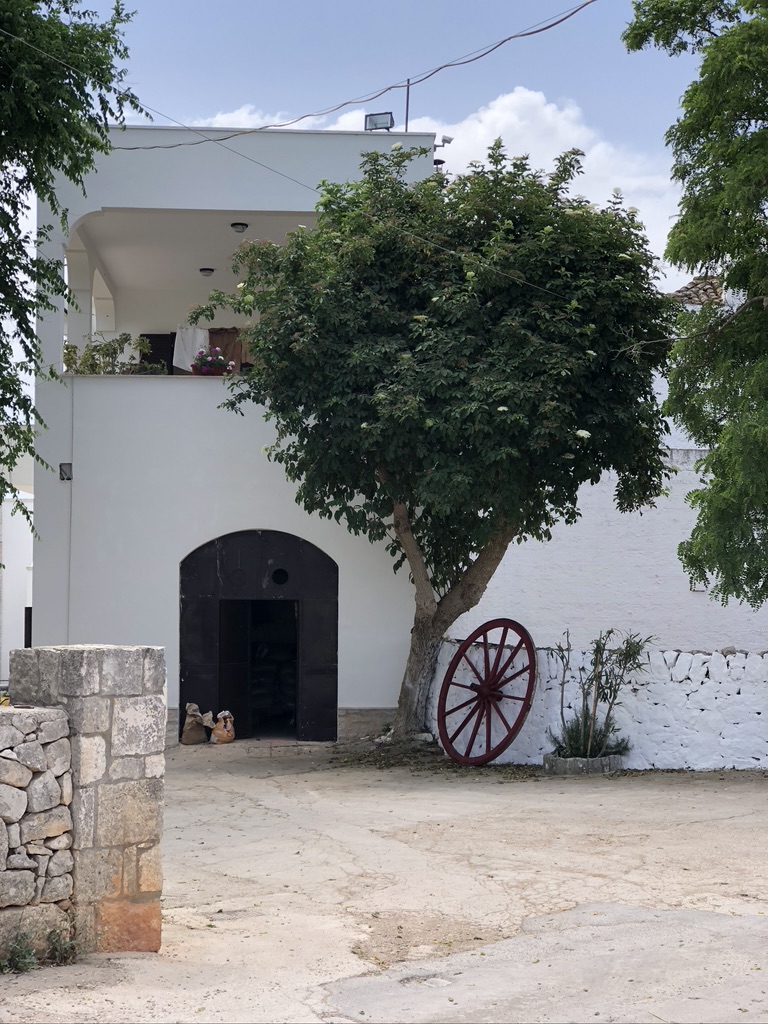 Courtyard in Puglia, Italy