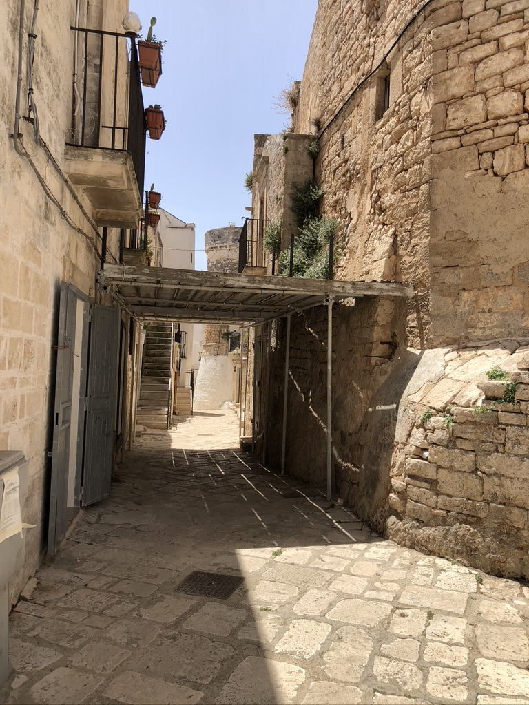 Old Town Street in Puglia, Italy