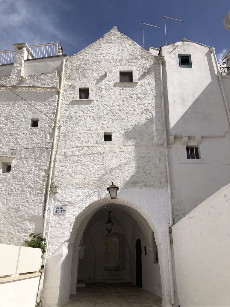 White House Façade in Puglia, Italy